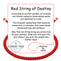 Cherry Tree Collection | Red String Bracelet | Plain