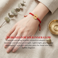 Cherry Tree Collection | Red String Bracelet | Coin