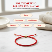 Cherry Tree Collection | Red String Bracelet | Plain