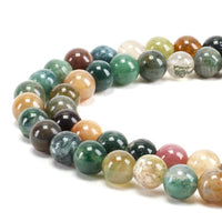 Indian Agate Round Beads, 100 pcs