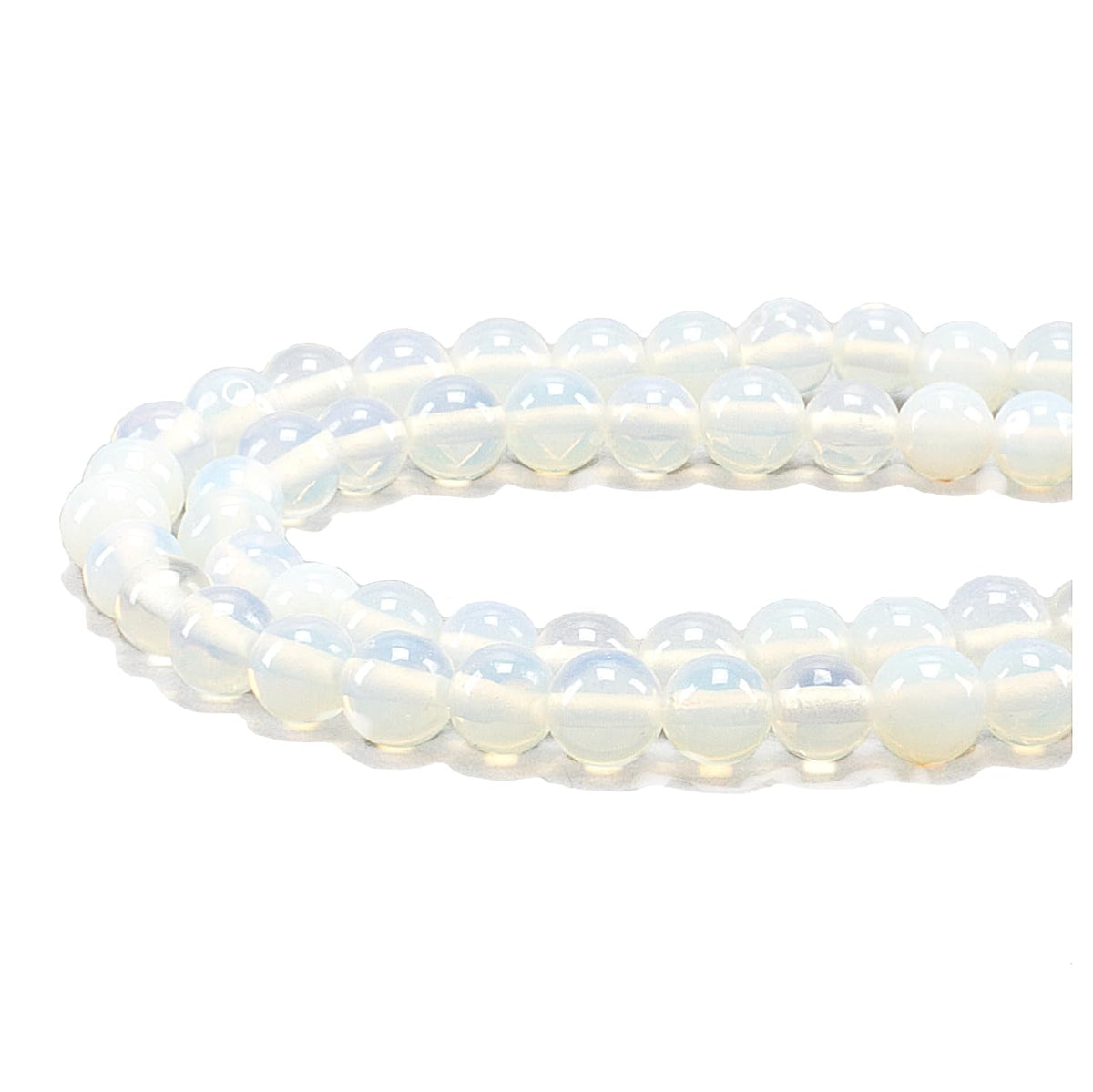 Opalite Round Beads, 100 pcs