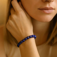 Cherry Tree Collection | Stretch Bracelet | 8mm Beads (Lapis)