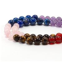 Chakra Round Beads, 100 pcs