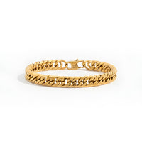Stainless Steel Cuban Link Chain Bracelet with Meaning Card