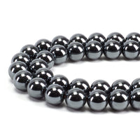 Hematite Round Beads, 100 pcs