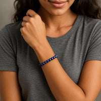 Cherry Tree Collection | Stretch Bracelet | 8mm Beads (Lapis)
