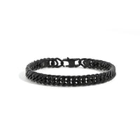 Stainless Steel Cuban Link Chain Bracelet with Meaning Card