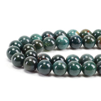 Bloodstone Round Beads, 100 pcs