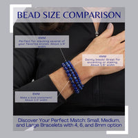 Cherry Tree Collection Blue-Grey Faceted Agate product image