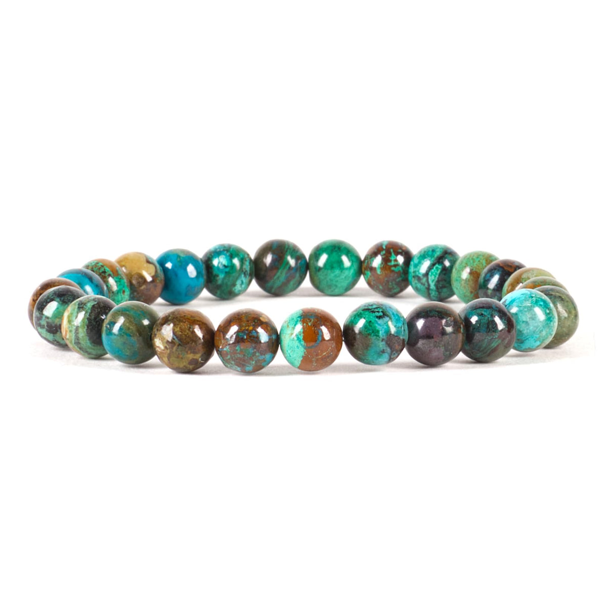 Chrysocolla 8mm Stretch Bracelet