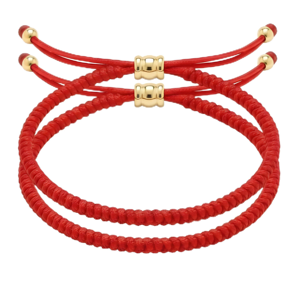 Cherry Tree Collection Red String Bracelet | Plain Set product image