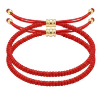 Cherry Tree Collection Red String Bracelet | Plain Set product image