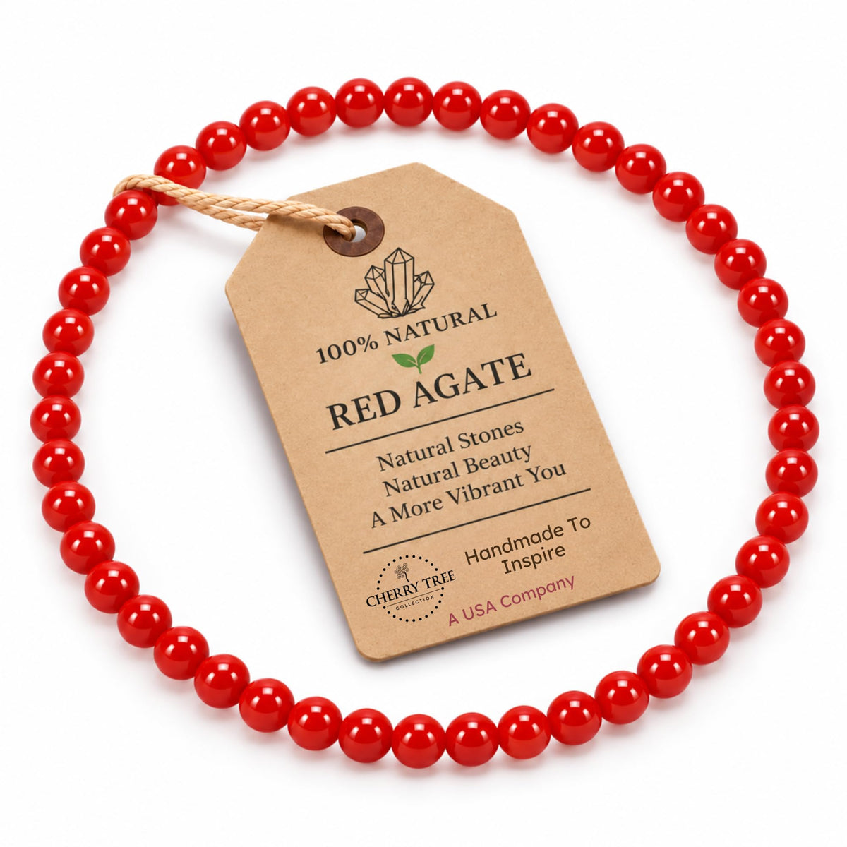 Cherry Tree Collection Deep Orange - Red Agate product image
