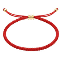 Cherry Tree Collection Red String Bracelet | Plain product image