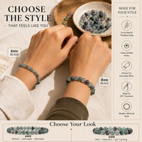 Fluorite Round Beads, 100 pcs