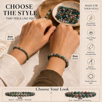 Indian Agate Round Beads, 100 pcs