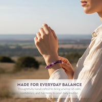 Cherry Tree Collection | Stretch Bracelet | 8mm Beads (Dogtooth Amethyst)