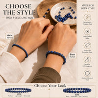Lapis Round Beads, 100 pcs