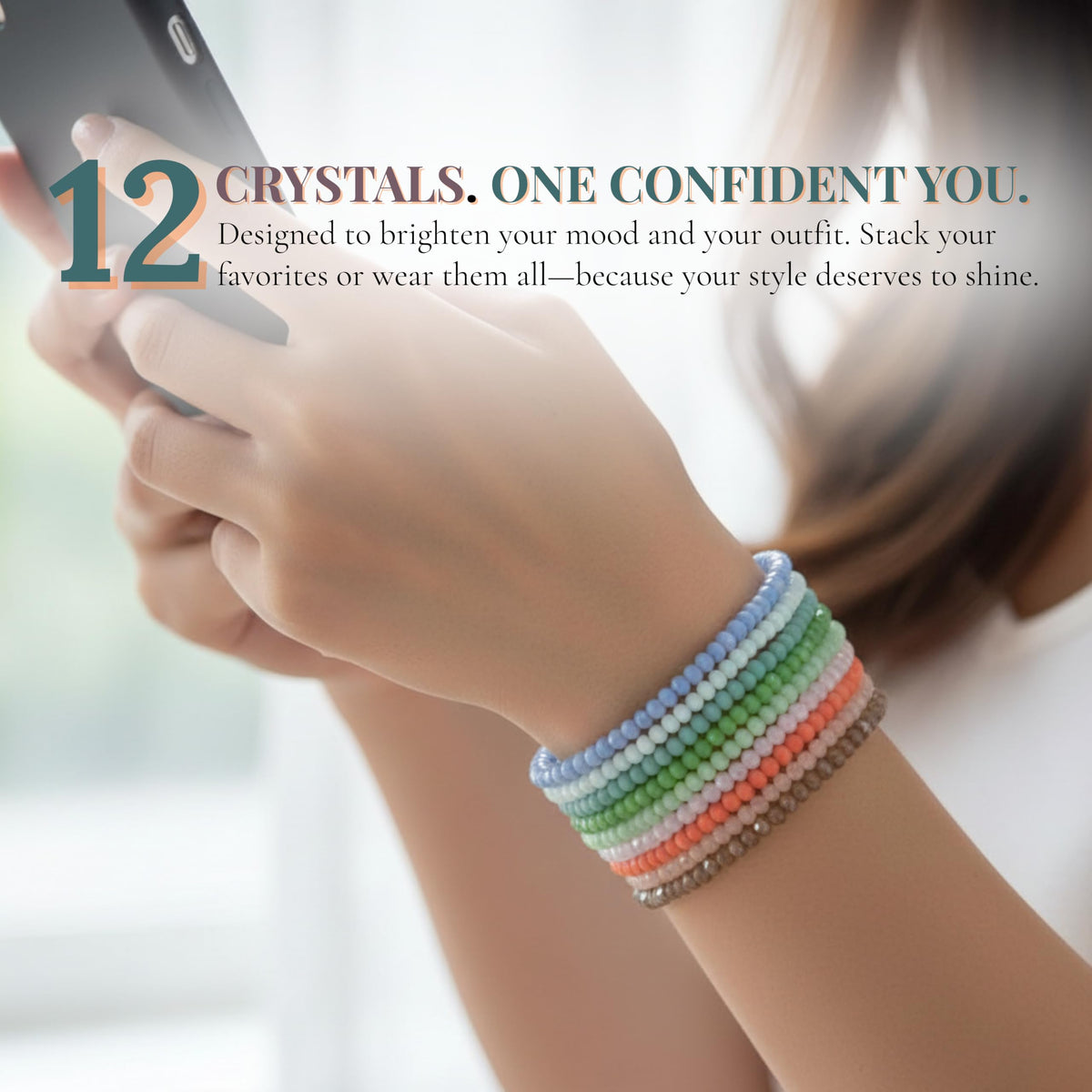 Cherry Tree Collection Crystal Bracelet Sets | Set of 12 | Daybreak product image