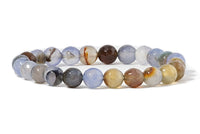 Cherry Tree Collection Blue-Grey Faceted Agate bracelet