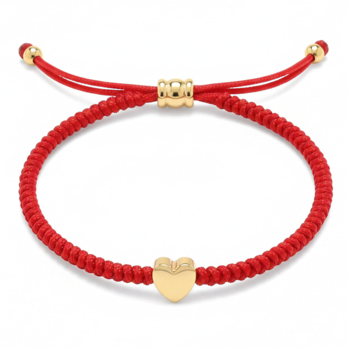 Cherry Tree Collection Red String Bracelet | Heart product image