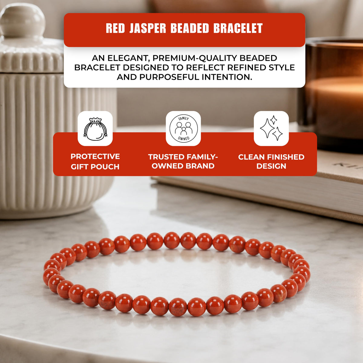 Cherry Tree Collection Red Jasper - Burnt Orange product image
