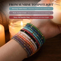 Cherry Tree Collection Crystal Bracelet Sets | Set of 12 | Twilight-Gold product image