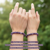 Cherry Tree Collection | Stretch Bracelet | 8mm Beads (Dogtooth Amethyst)