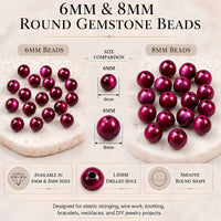 Pink Tiger's Eye Round Beads, 100 pcs