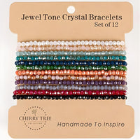 Cherry Tree Collection Crystal Bracelet Sets | Set of 12 | Twilight product image