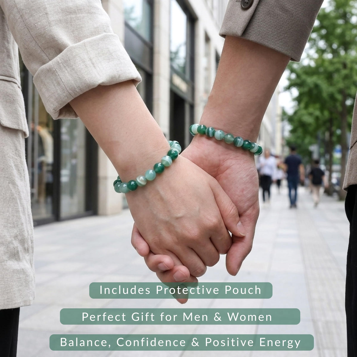 Cherry Tree Collection Lace Agate - Green product image