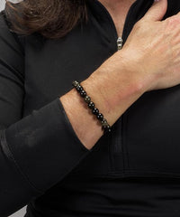 Cherry Tree Collection | Stretch Bracelet | 8mm Beads (Golden Obsidian)