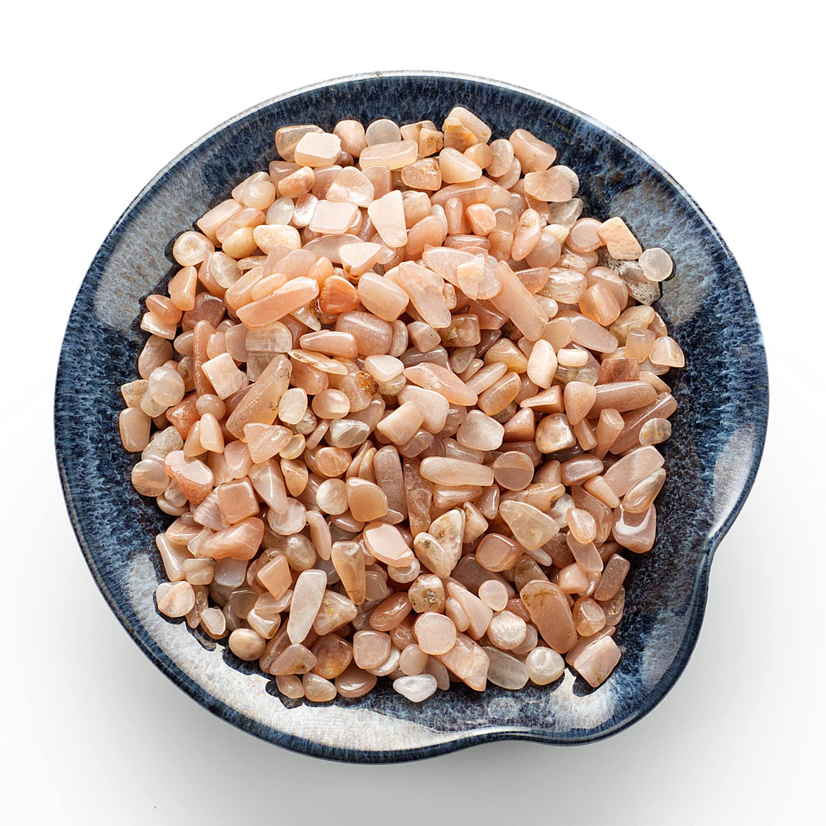 Pink Moonstone Polished Chips, 1/2 lb