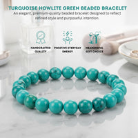 Cherry Tree Collection Turquoise Howlite - Green product image