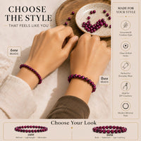 Pink Tiger's Eye Round Beads, 100 pcs