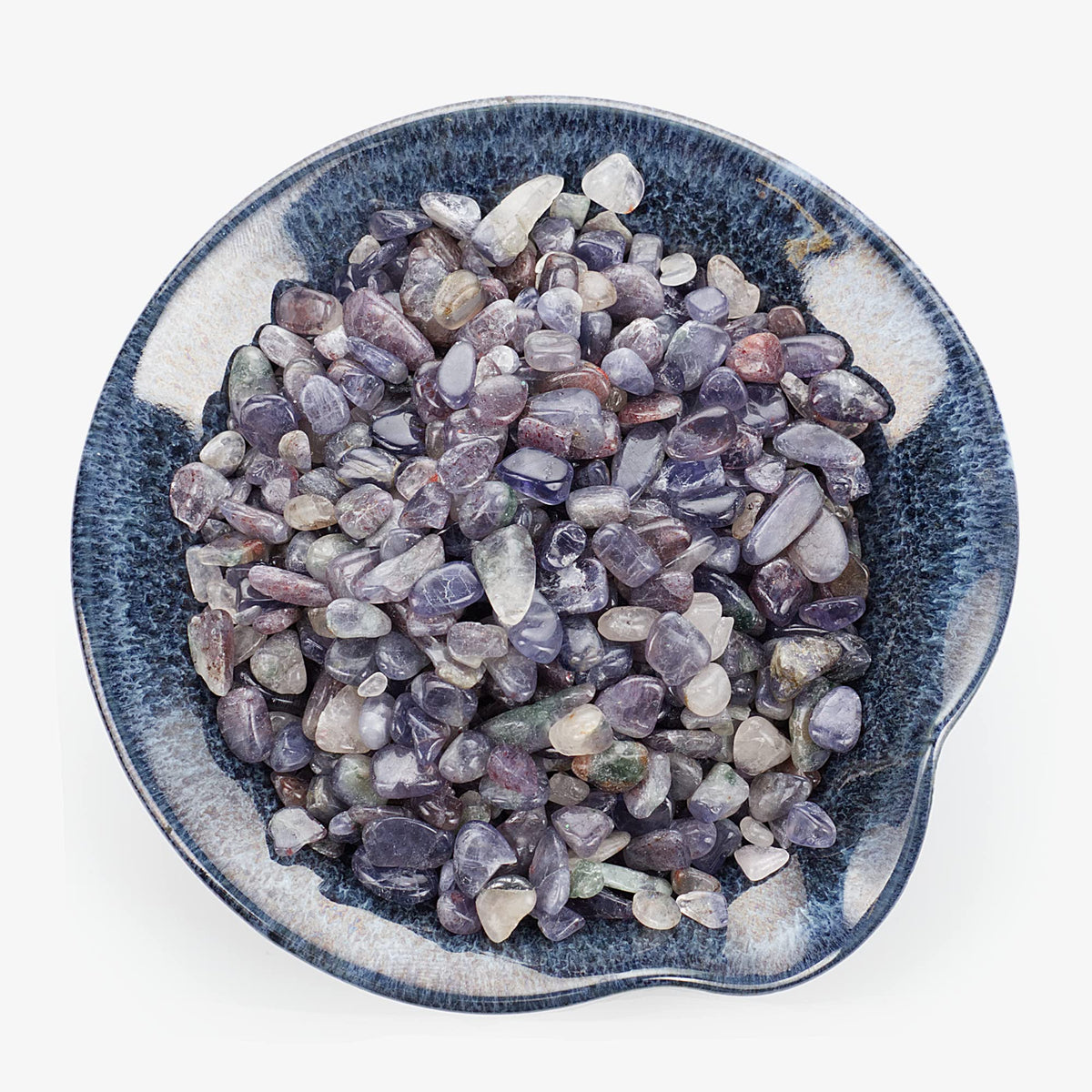 Iolite Polished Chips, 1/2 lb