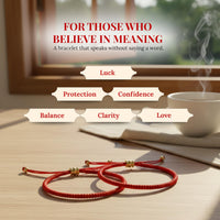 Cherry Tree Collection Red String Bracelet | Plain Set product image