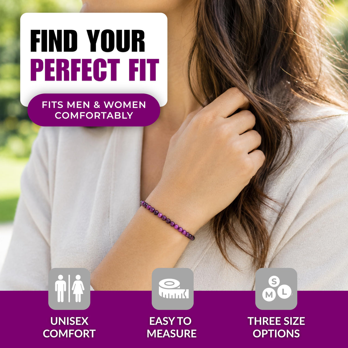 Cherry Tree Collection Purple Tiger's Eye product image