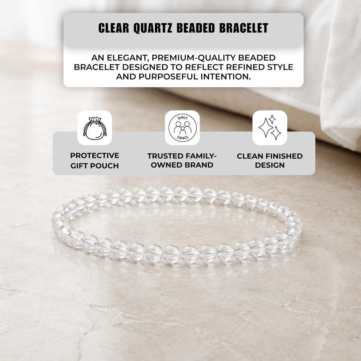 Cherry Tree Collection Clear Quartz product image