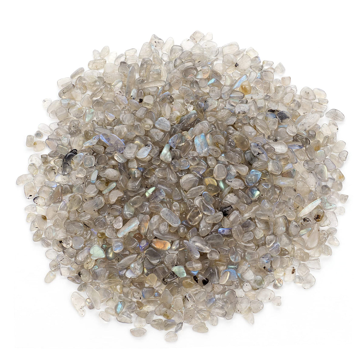Labradorite Polished Chips, 1/2 lb