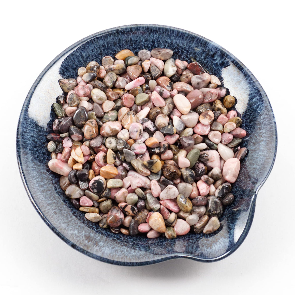 Rhodonite Polished Chips, 1/2 lb