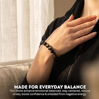 Cherry Tree Collection | Stretch Bracelet | 8mm Beads (Golden Obsidian)