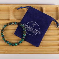 Chrysocolla 8mm Stretch Bracelet