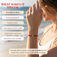 Cherry Tree Collection Red String Bracelet | Star product image