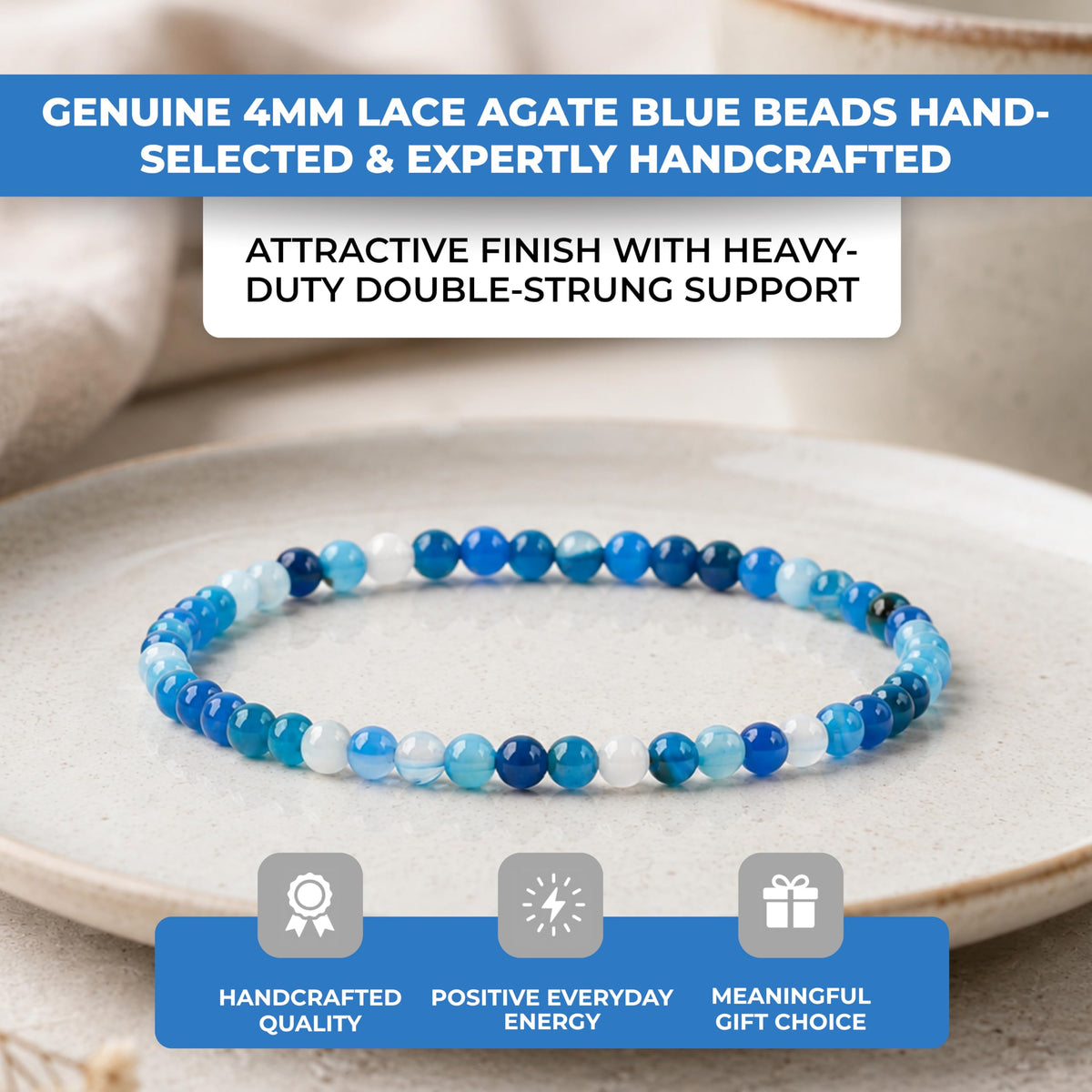 Cherry Tree Collection Lace Agate Blue product image