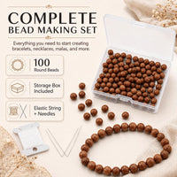 Goldstone (Matte) Round Beads, 100 pcs
