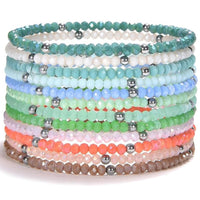 Cherry Tree Collection Crystal Bracelet Sets | Set of 12 | Daybreak-Silver product image