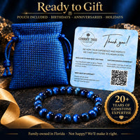 Cherry Tree Collection Jade Blue Tiger's Eye product image