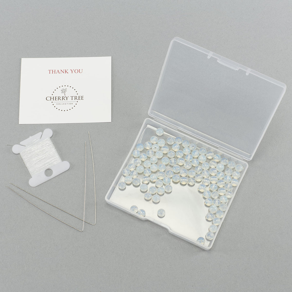 Opalite Round Beads, 100 pcs