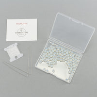 Opalite Round Beads, 100 pcs